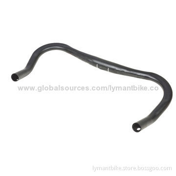 Bicycle Bull Horn Handlebar, Made of Al6061 + Carbon, 31.8mm Center, 400/420/440mm Width